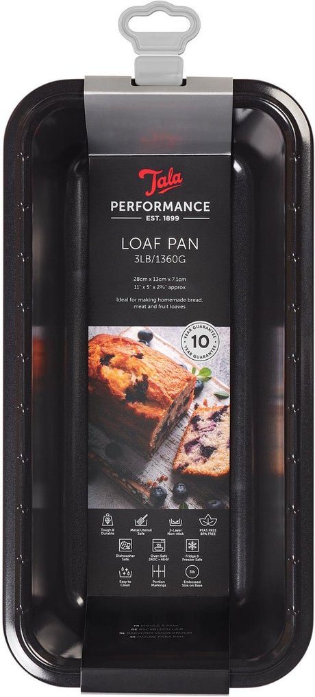 Tala Performance - Kuchenform - Brotform - 30 cm - Antihaftbeschichtung - ofenfest - PFAS-frei
