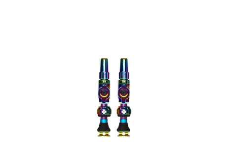 Muc-off Tubeless-Ventil Big Bore Lite kleines schillerndes französisches Presta-Ventil 30 mm