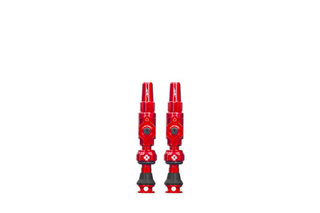 Muc-off Tubeless-Ventil Big Bore Lite kleines rotes französisches Presta-Ventil 30 mm