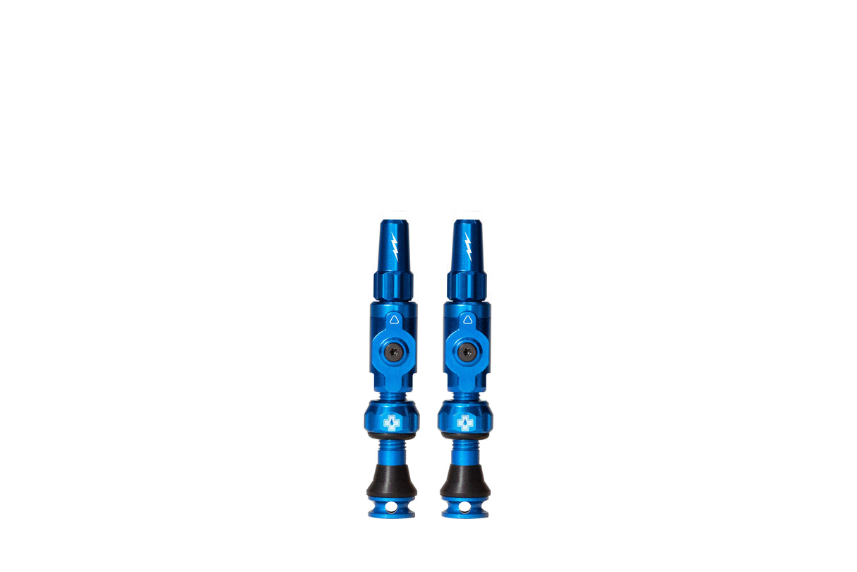 Muc-off tubeless ventiel big bore lite small blue franse presta ventiel 30mm