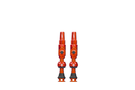 Muc-off Tubeless-Ventil Big Bore Lite Medium Orange Französisches Presta-Ventil 35 mm