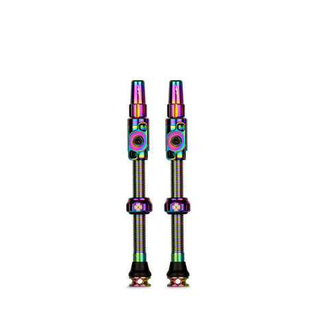Muc-off Tubeless-Ventil Big Bore Lite Xlarge schillerndes französisches Presta-Ventil 60 mm