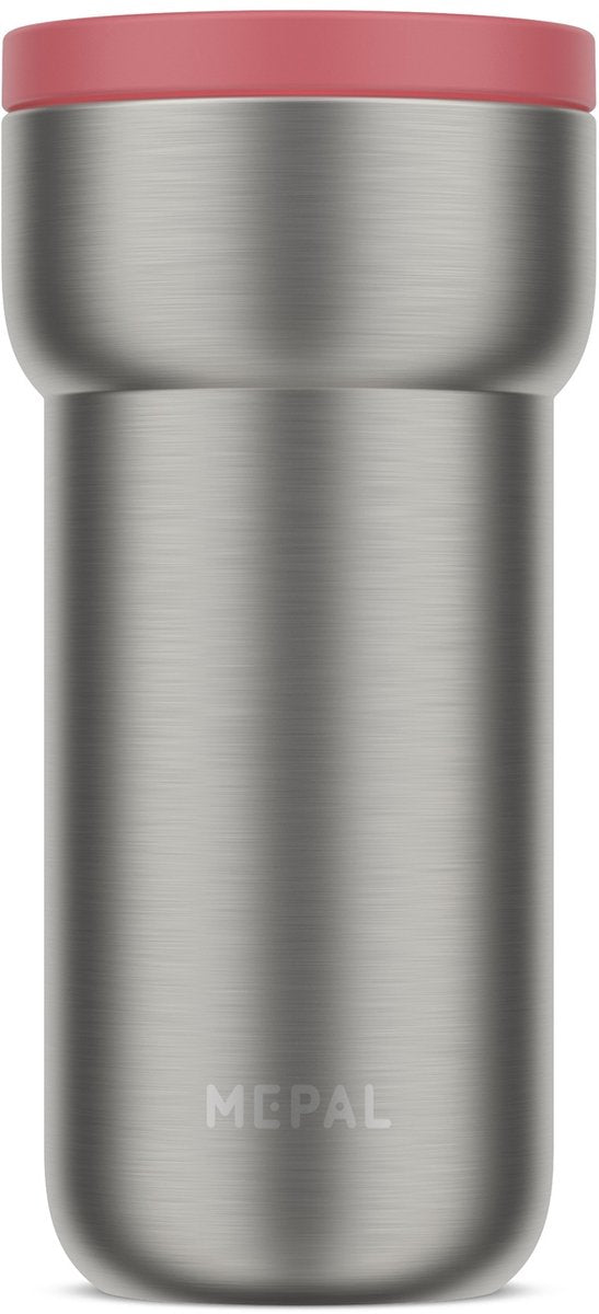 Mepal isoleerbeker ellipse - 375 ml - koffiebeker to go - lekdicht - vivid mauve