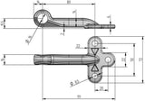 Bünte Schrauböse fbs. invasive fbs gr.1 d=16,0 Länge 125mm