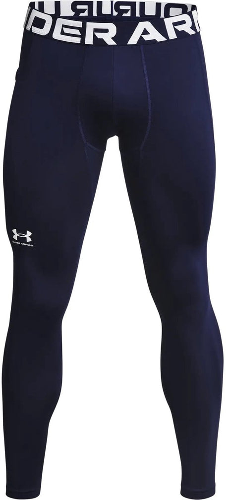 Under armour ua cg armour leggings-blu heren sportlegging - midnight navy - wit