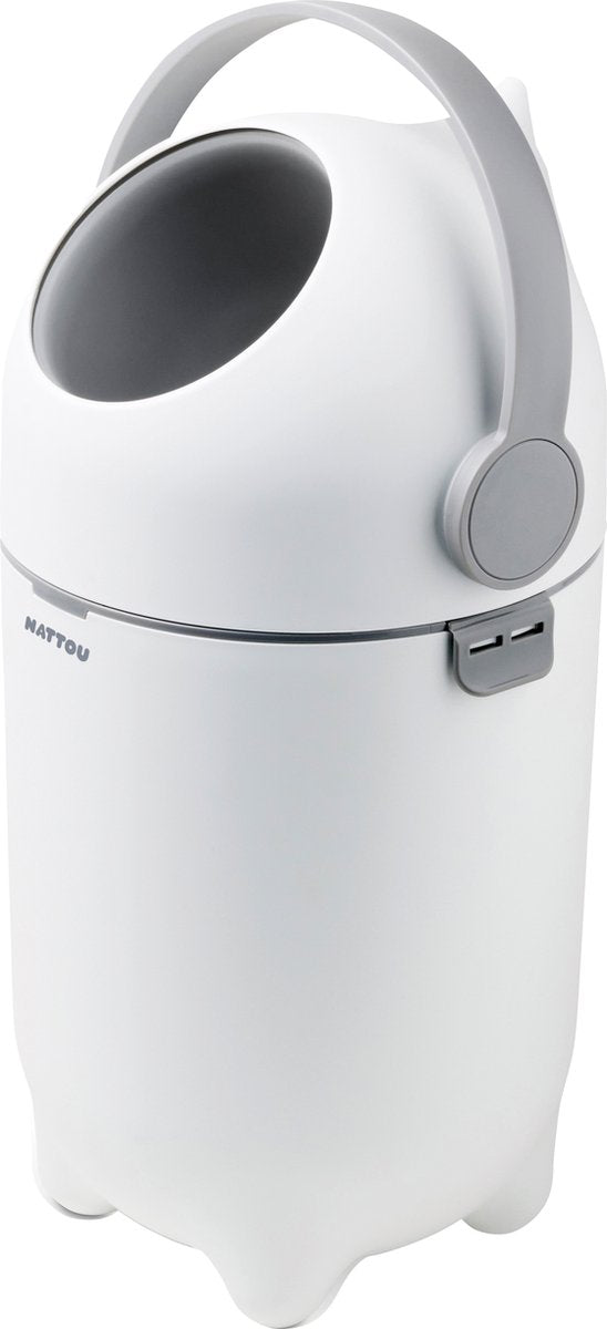 Nattou Dropy Windeleimer – 48,5 cm – weiß