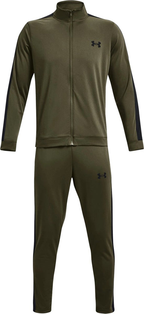 Under Armour UA Rival Knit Track Suit-GRN Herren-Trainingsanzug – Navy OD Green – Schwarz