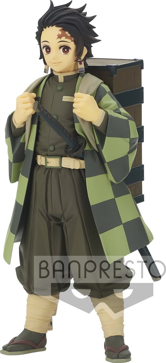 Banpresto Co., Ltd. Dämonentöter: Kimetsu no Yaiba – Band 19 a: Tanjiro Kamado Figur 15 cm