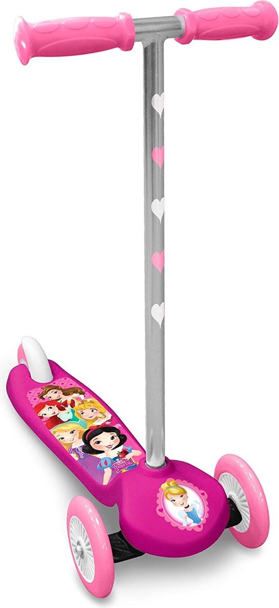 Disney 3-Rad-Kinder Schritt Fuß Bremsmädchen rosa