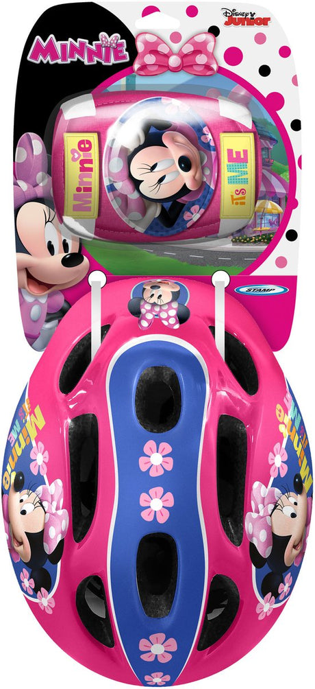 Disney Kinderhelm mit Polstern Minnie Mouse Mädchen rosa 5-teilig