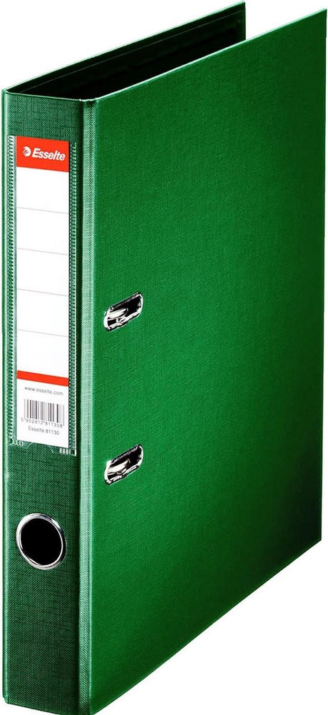 Esselte Standardmappe grün – A4 – 50 mm – ohne Kantenschutz