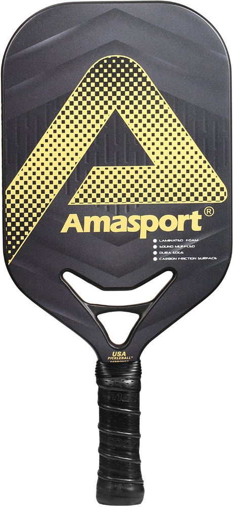 Ama Sport Pickleball-Paddel JP80-1 Gold – Carbon-Paddel – Leistungskontrolle –