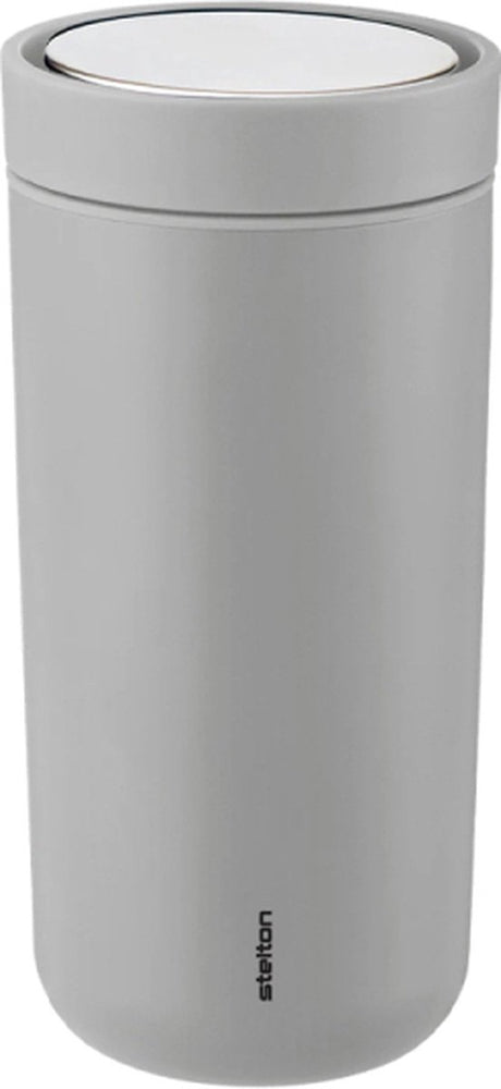 Markenloser Sans Marque Stelton to go Click-Thermosbecher hellgrau 0,2 l