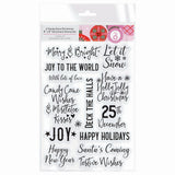 Tonic Studios • ein Zuckerstangen-Weihnachtsstempelset mit Gefühlen