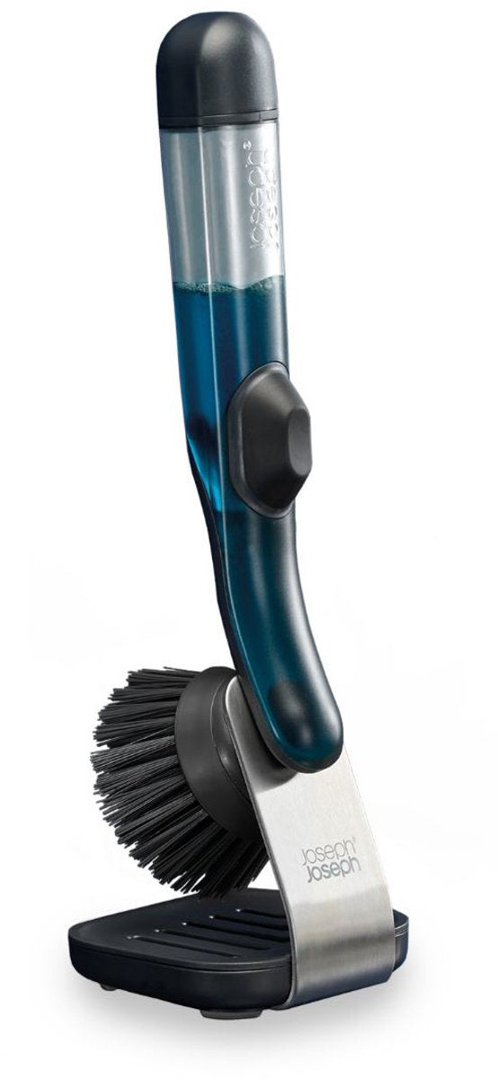 Joseph Joseph Skintech Spülbürste mit Seifenreservoir und Halter
