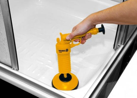 Vorel Abflussentstopfungs-Entstopfungspistole – Spitzen von 6,3 und 13,5 cm