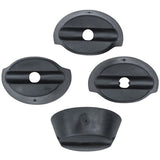 Basilikum Buddy Gummi -Ringe - 4 - schwarz