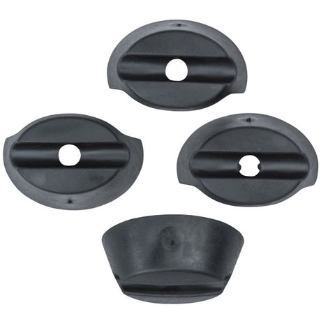 Basilikum Buddy Gummi -Ringe - 4 - schwarz