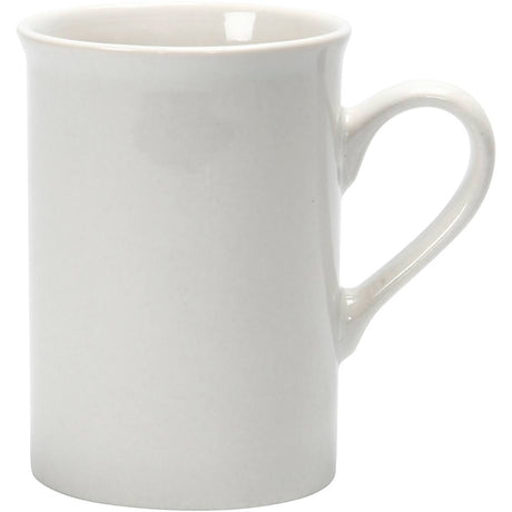 Creativ Company Tassen, H: 10 cm, T 7,4 cm, weiß, 2 Stück 1 Box
