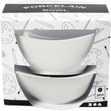 Creativ Company Schüssel, H: 4,5 cm, T 10 cm, weiß, 2 Stück 1 Box