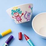 Creativ Company Müslischale, H: 7 cm, T 12,5 cm, weiß, 20 Stück 1 Box