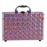 Casuelle Make-up-Koffer rosa holografisch