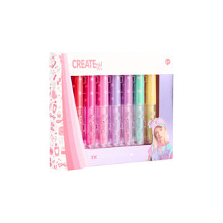 Erstelle es! create it Lipgloss-Duft-Glitzer, 7 Stk.