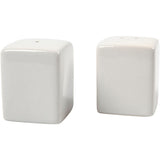 Creativ Company Salz- und Pfefferset, H: 6 cm, Maße 5x5 cm, glänzend, weiß, 6er-Set 1 Box