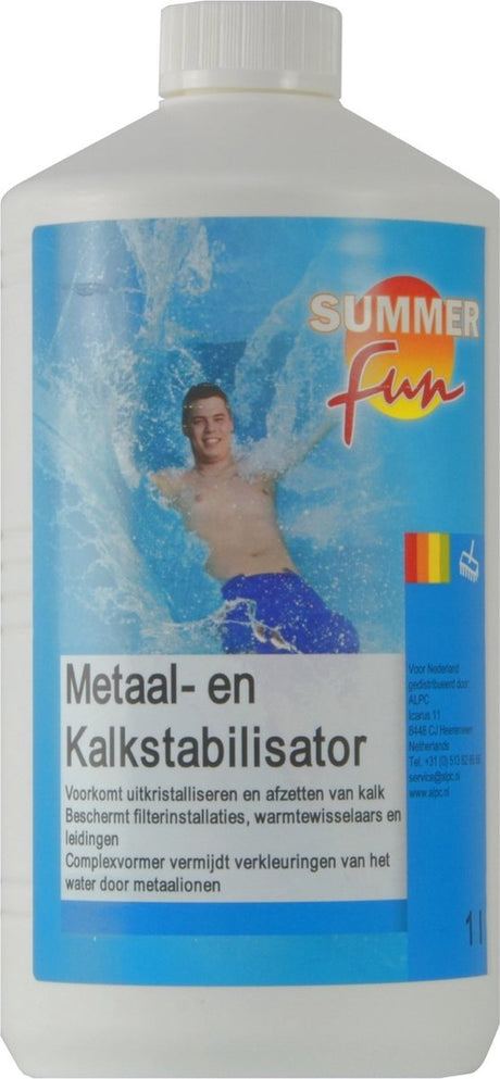 Summer fun metaal en kalkstabilisator 1 liter