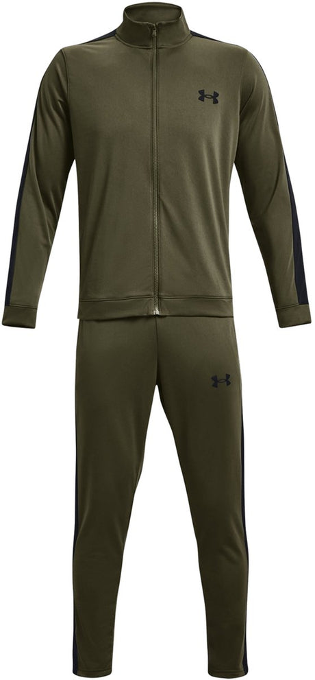 Under Armour UA Rival Knit Track Suit-GRN Herren-Trainingsanzug – Navy OD Green – Schwarz
