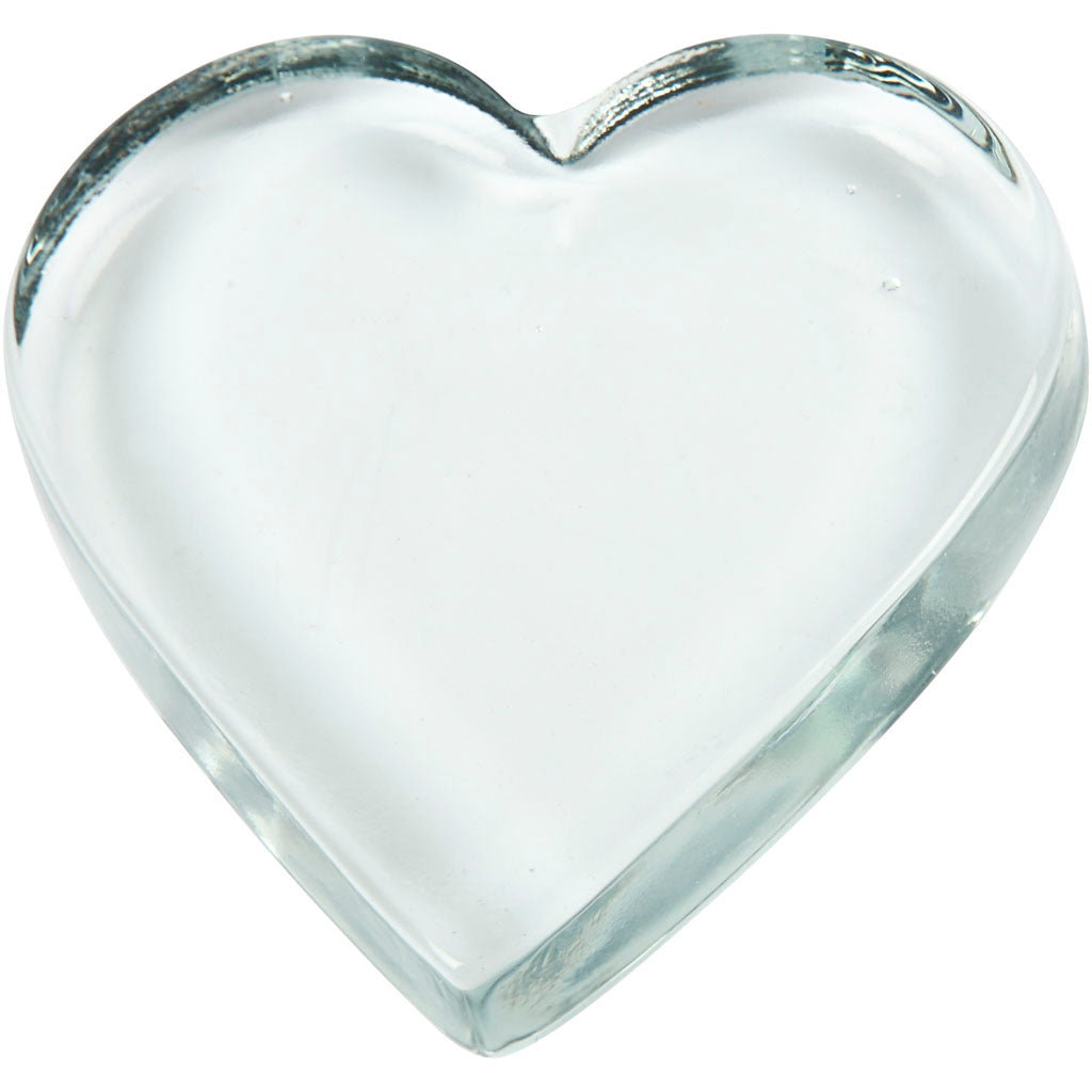 Kreativfirma Hart Glas transparent, 10x9cm