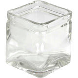Creativ Company quadratisches Glas, H: 5,5 cm, Maße 5,5x5,5 cm, 12 Stück 1 Box