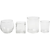 Creativ Company Teelicht, H: 5,3-8,4 cm, T 4,5-7,3 cm, Inhalt kann variieren, 72 Stück 1 Box