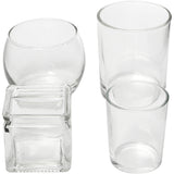 Creativ Company Teelicht, H: 5,3-8,4 cm, T 4,5-7,3 cm, Inhalt kann variieren, 72 Stück 1 Box