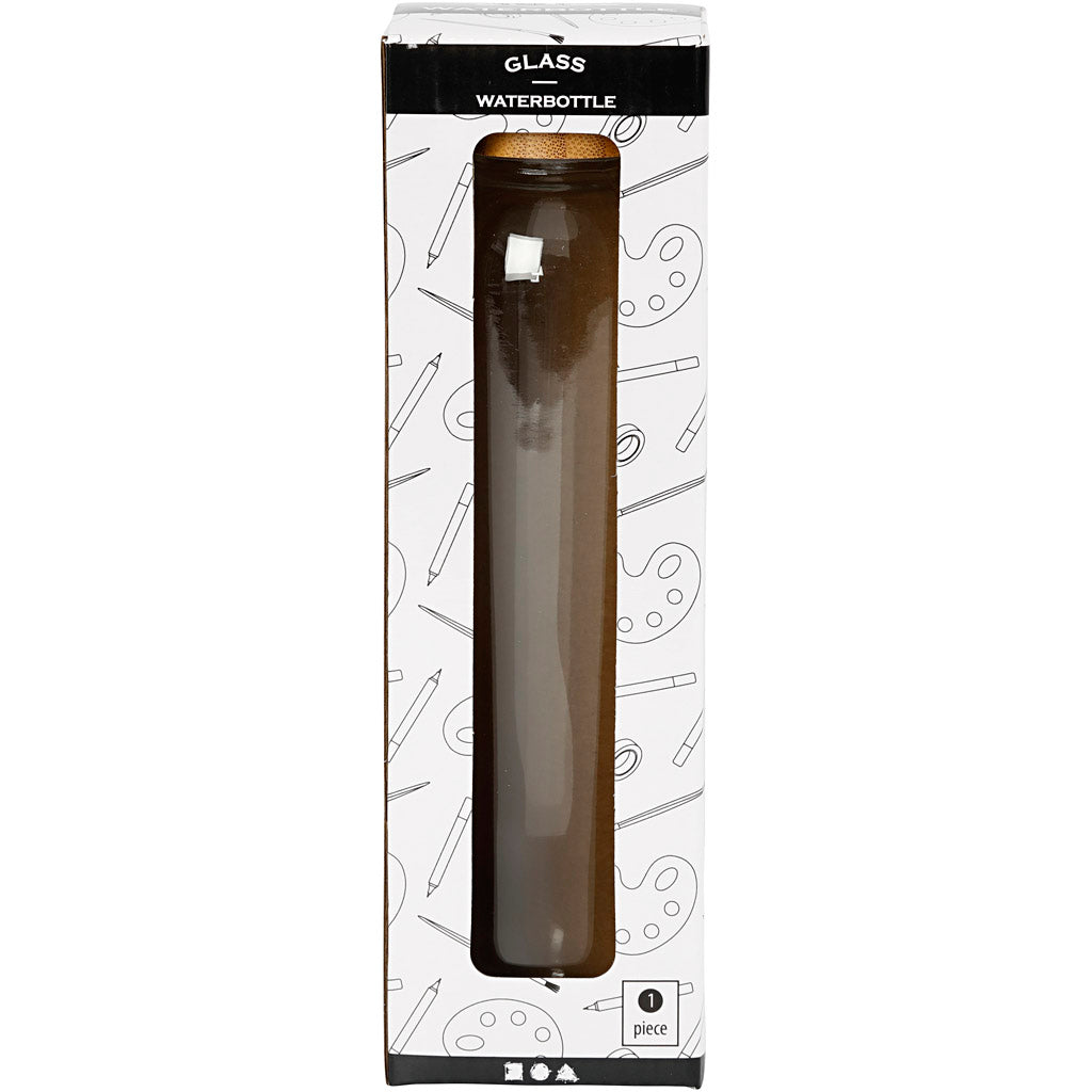 Kreativfirma Wasserflasche mit Bambusdeckel