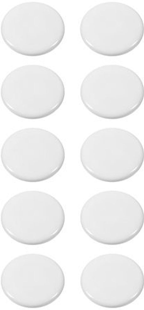 Westcott-Magnete – weiß – ø 40 x 8,5 mm – 2500 g – 10 Stück – ac-e1082