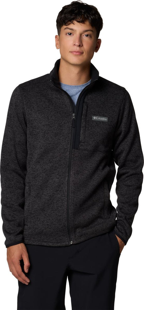 Columbia Sweater Weather™ Full Zip Herren-Outdoorweste – Black Heather – Größe XXL