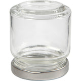 Creativ Company Glasdose, H: 6,5 cm, T 5,7 cm, 100 ml, transparent, 12 Stück 1 Box