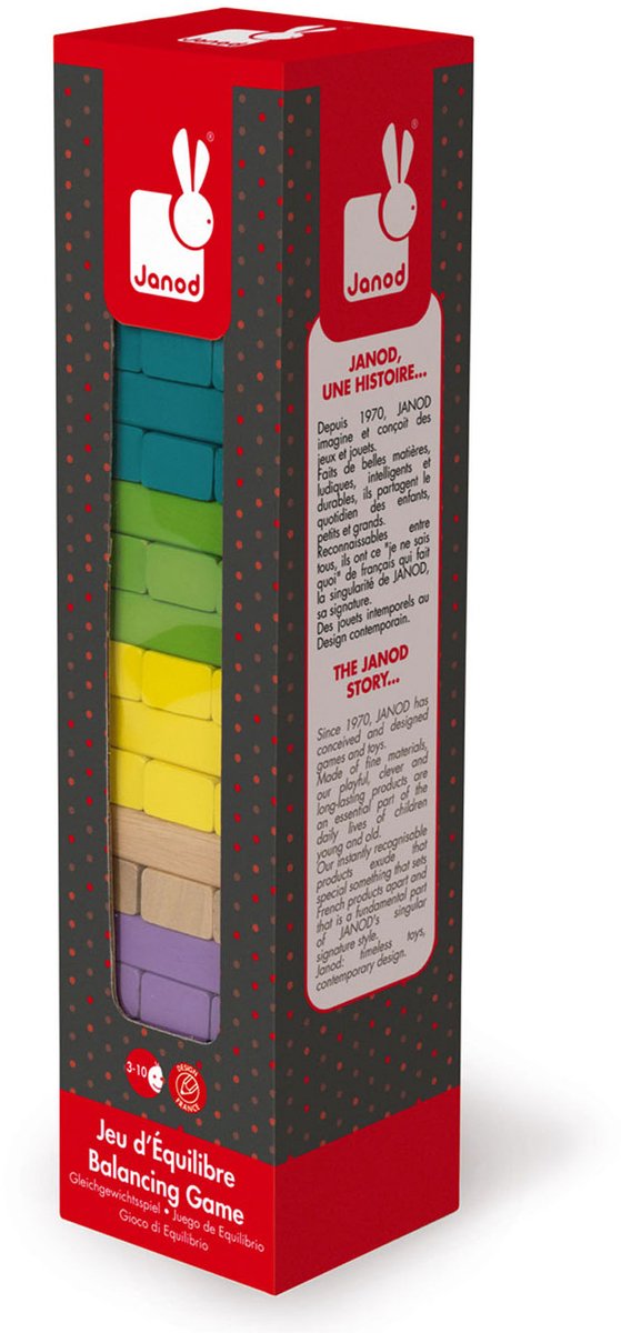Janod - Spiel - Equilibloc Balance Tower