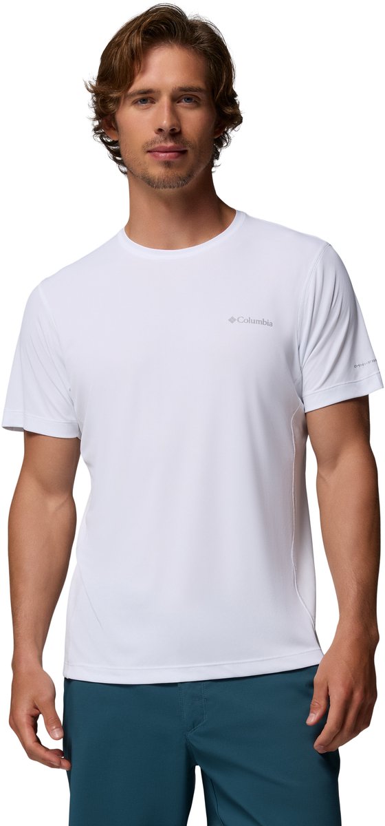 Columbia Zero Rules™ Light SS Crew Herren Outdoorshirt - weiß