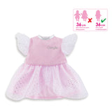 Corolle ma – rosa Puppenkleid mit Glitzer