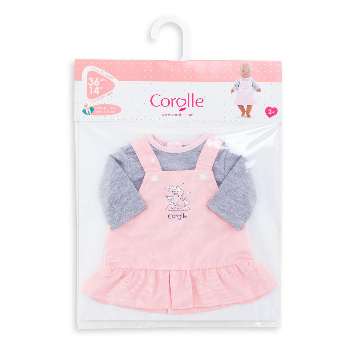 Corolle mon grand poupon – Puppenkleid mit Hemd, 36 cm