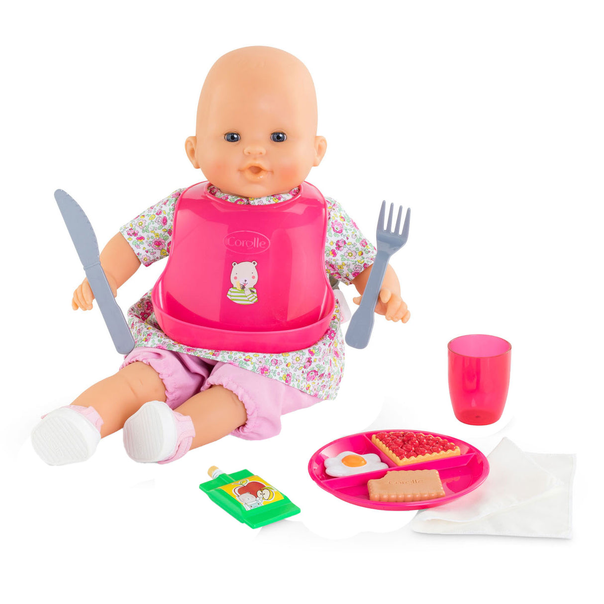 Corolle Mon Grand Poupon Dolls Care Set Dinner Time