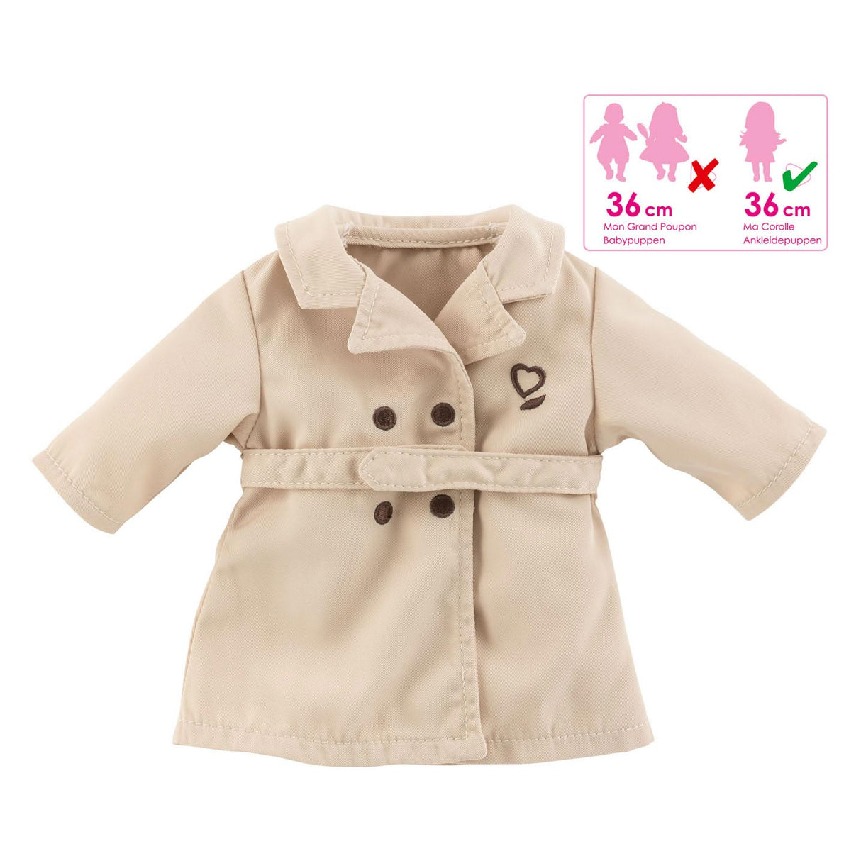 Corolle Ma Doll Jacket Beige