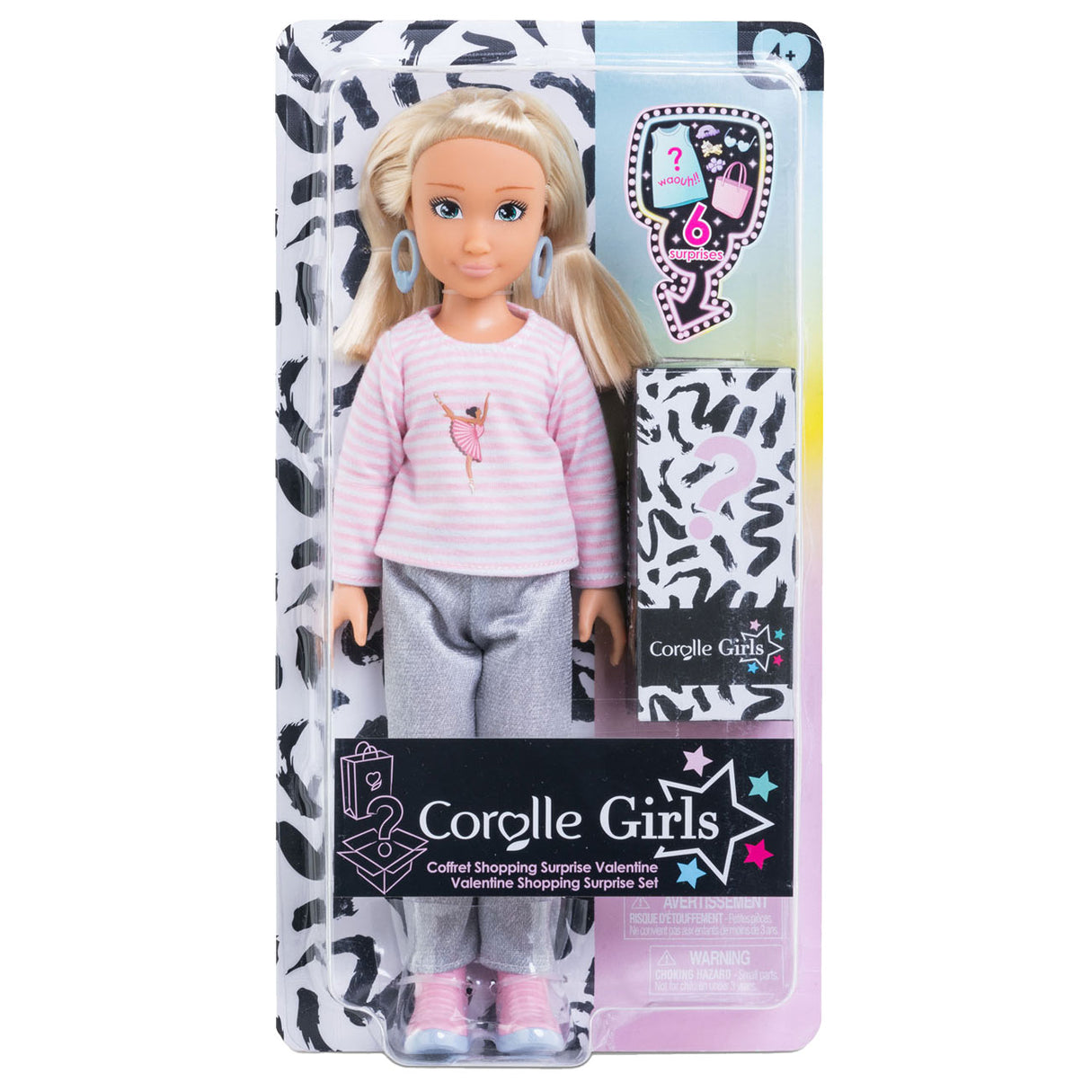 Corolle Girls Modepop Valentine Shopping Surprise Set