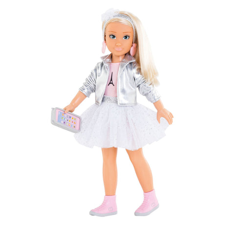 Corolle Modepuppe Valentine Paris Fashion Week Set – Puppe mit Accessoires.