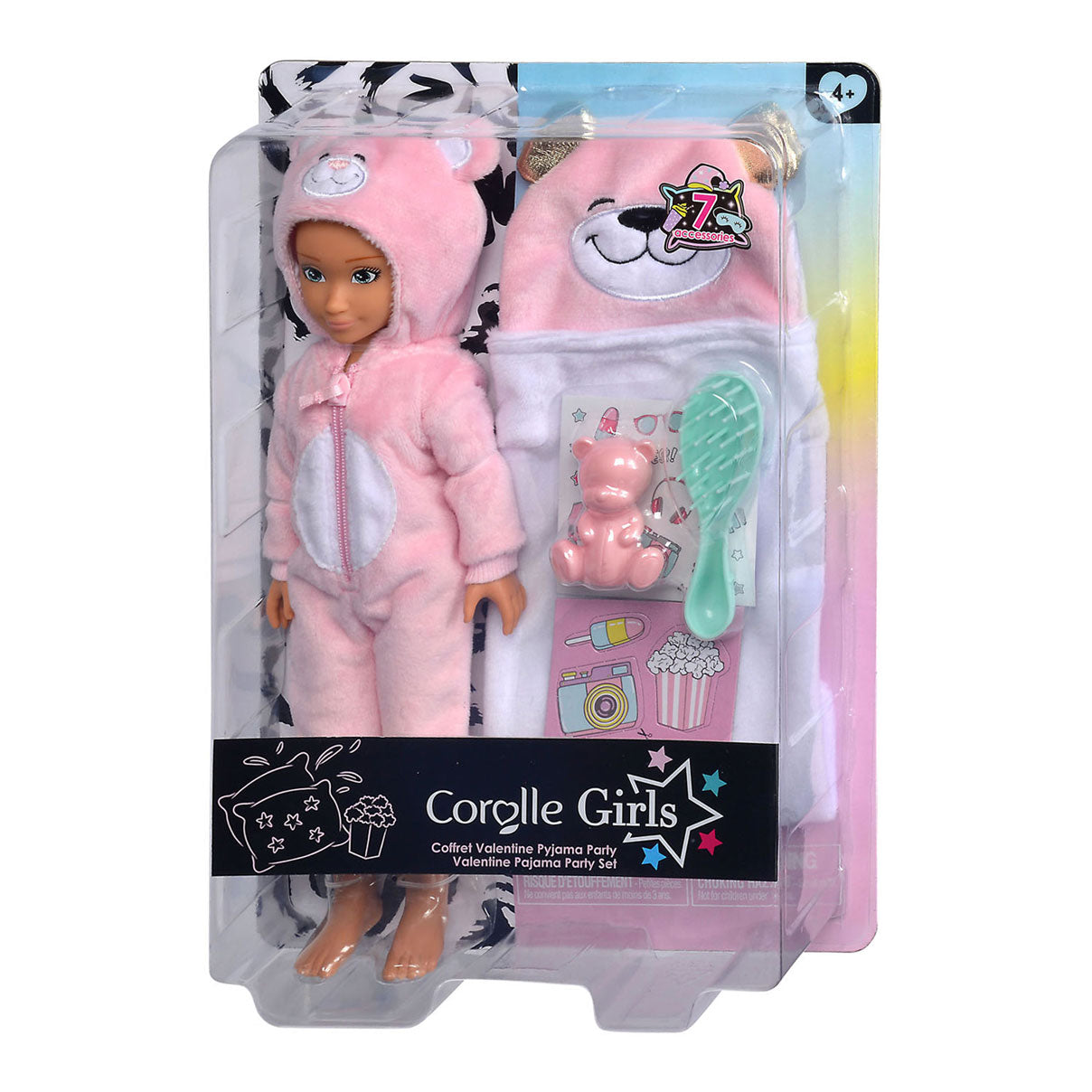 Corolle Girls – Modepuppen-Valentinstag-Pyjama-Party-Set
