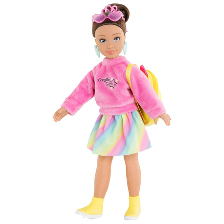 Corolle Mädchen – Puppenkleidung, fluoreszierendes Set, Ankleidezimmer