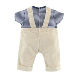 Corolle Mon Poupon Dungarees Ecru and T-Shirt, 30 cm