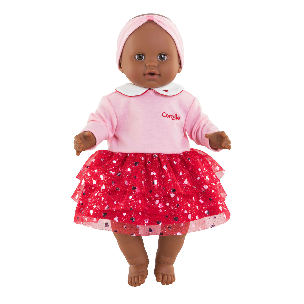 Corolle Mon Grand Poupon Hartjes Kleid und Stirnband, 36 cm